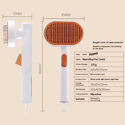 Pet Automatic Hair Fading Hair Removal Brush
