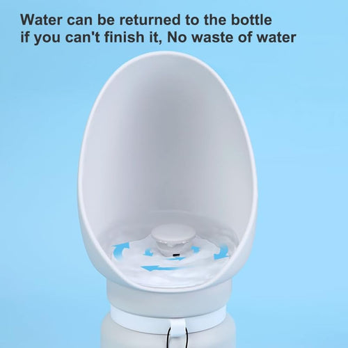 Dog Water Bottle Leak Proof Portable Travel Pet Water Bottle Foldable Lightweight Dog Water Dispenser Drinking Bowl For Dogs Puppy Pets On The Go For Outdoor