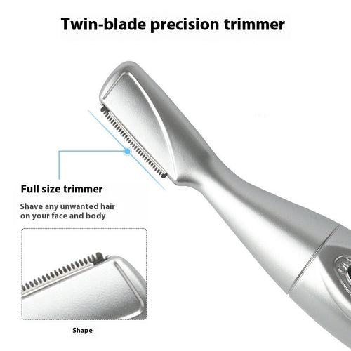 Electric Eyebrow Razor Women's Wireless Dry Battery Lady Shaver