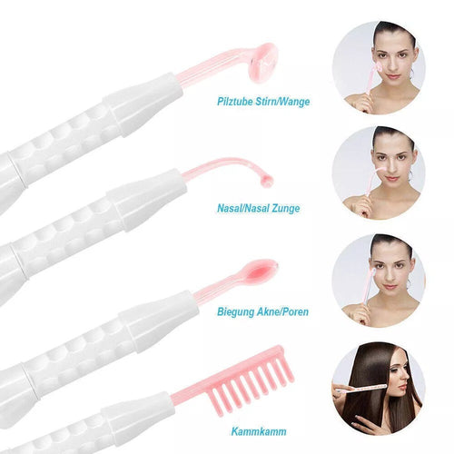 Portable High Frequency Electrotherapy Skin Therapy Wand Machine Acnes Remove