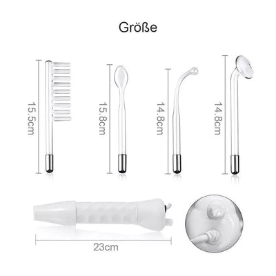Portable High Frequency Electrotherapy Skin Therapy Wand Machine Acnes Remove