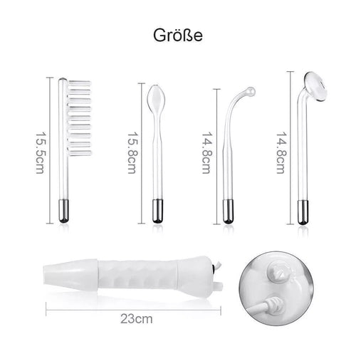 Portable High Frequency Electrotherapy Skin Therapy Wand Machine Acnes Remove